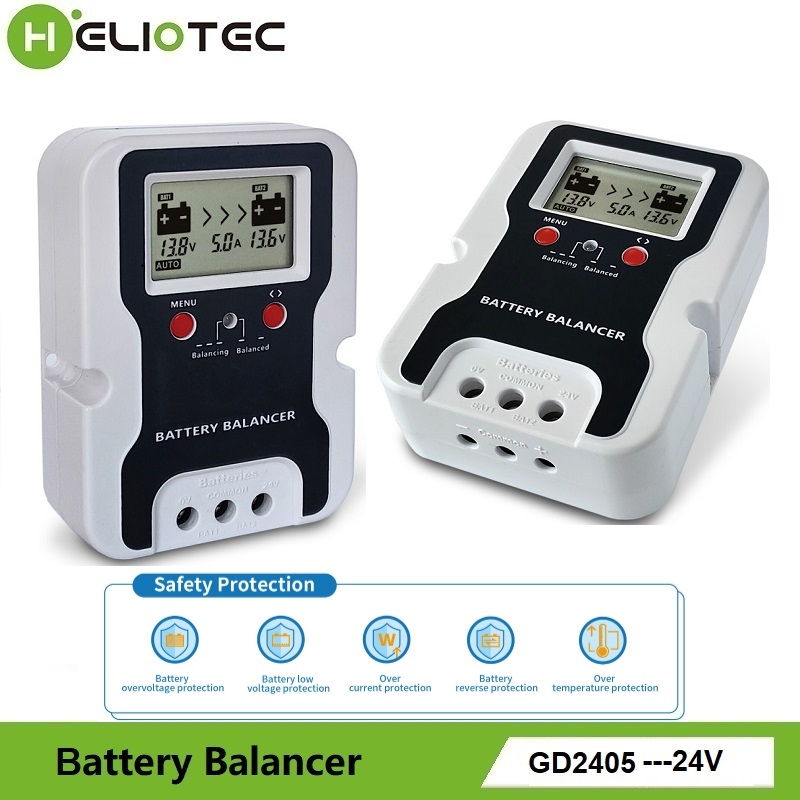 Battery Equalizer Balancer - Wyrównywacz napięcia baterii 24V z wyświetlaczem,